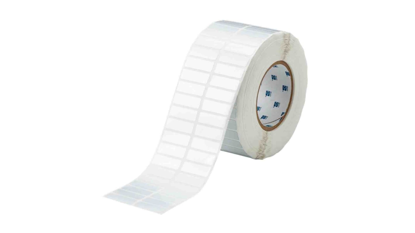 Brady R6000HF Silver Label Roll, 38.1mm Width, 12.7mm Height, 10000Per Roll Qty