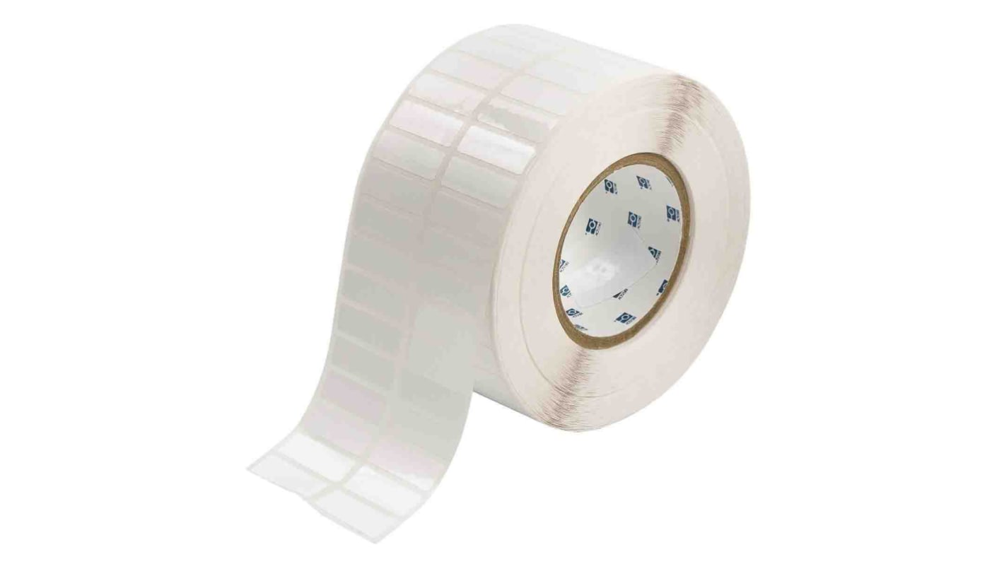 Brady R6000HF White Label Roll, 38.1mm Width, 12.7mm Height, 10000Per Roll Qty