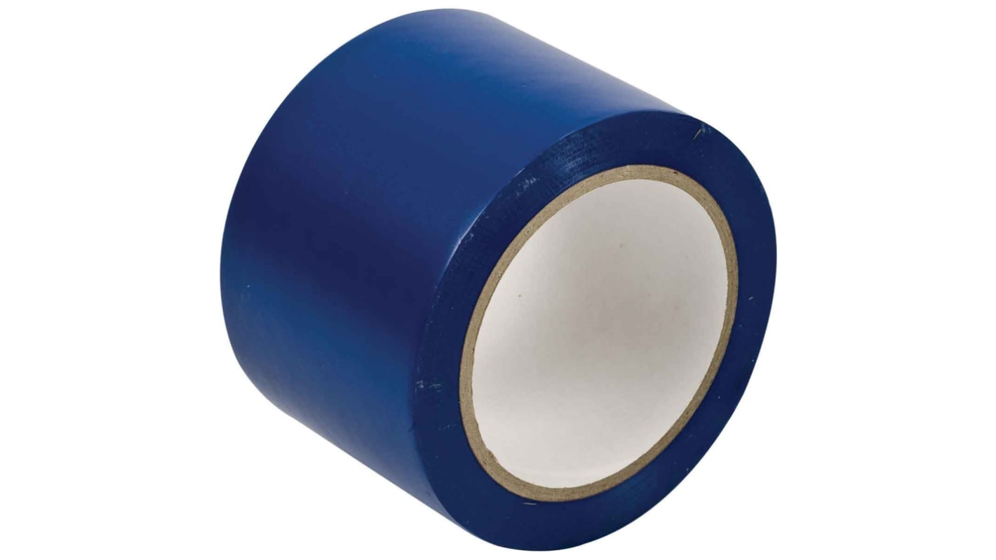 Brady Vinyl Markierungsband Blau Typ Bodenmarkierungsband, Stärke 0.14mm, 76.20mm x 32.92m