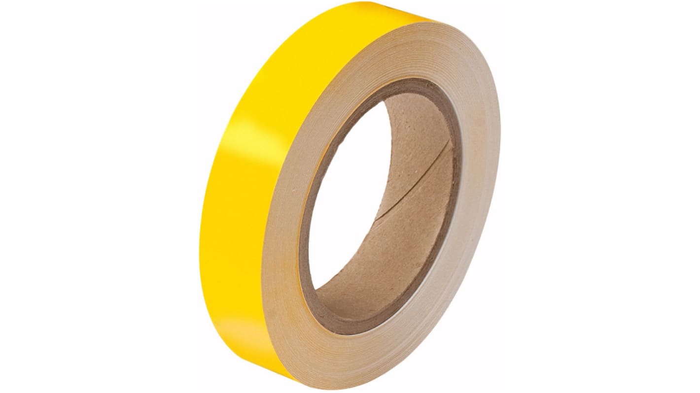 275200 Brady Yellow Polyester Pipe Marking Tape, Dim. W 25mm x L 33m RS