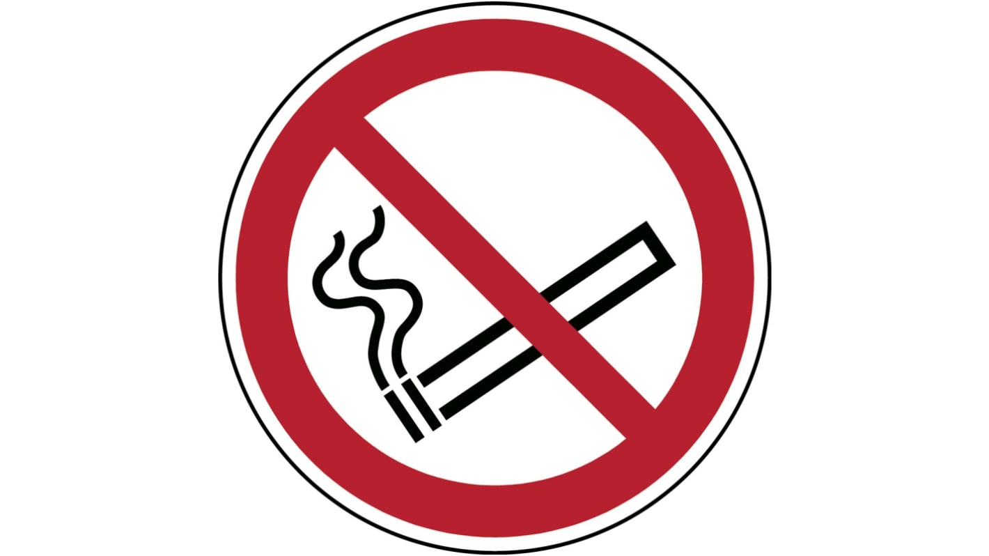 Laminated Polyester B-7541 No Smoking Prohibition Sign