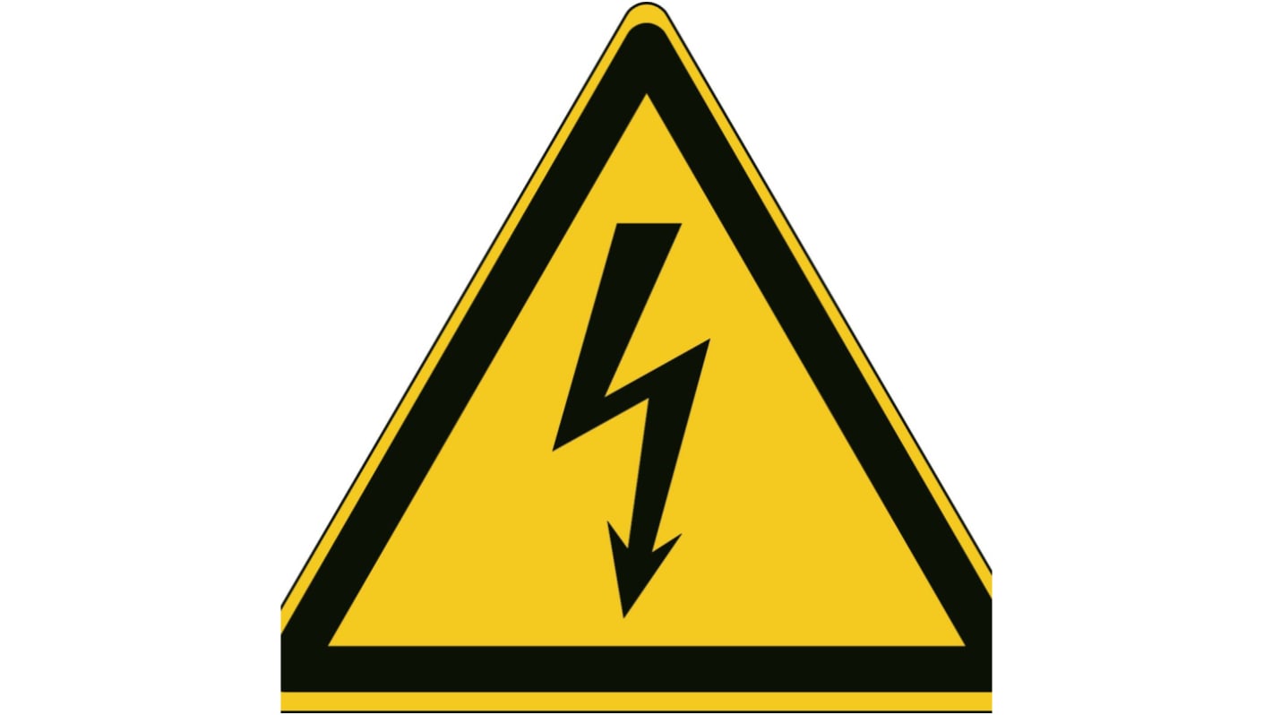 Brady Self-Adhesive Electrical Hazard Warning Sign