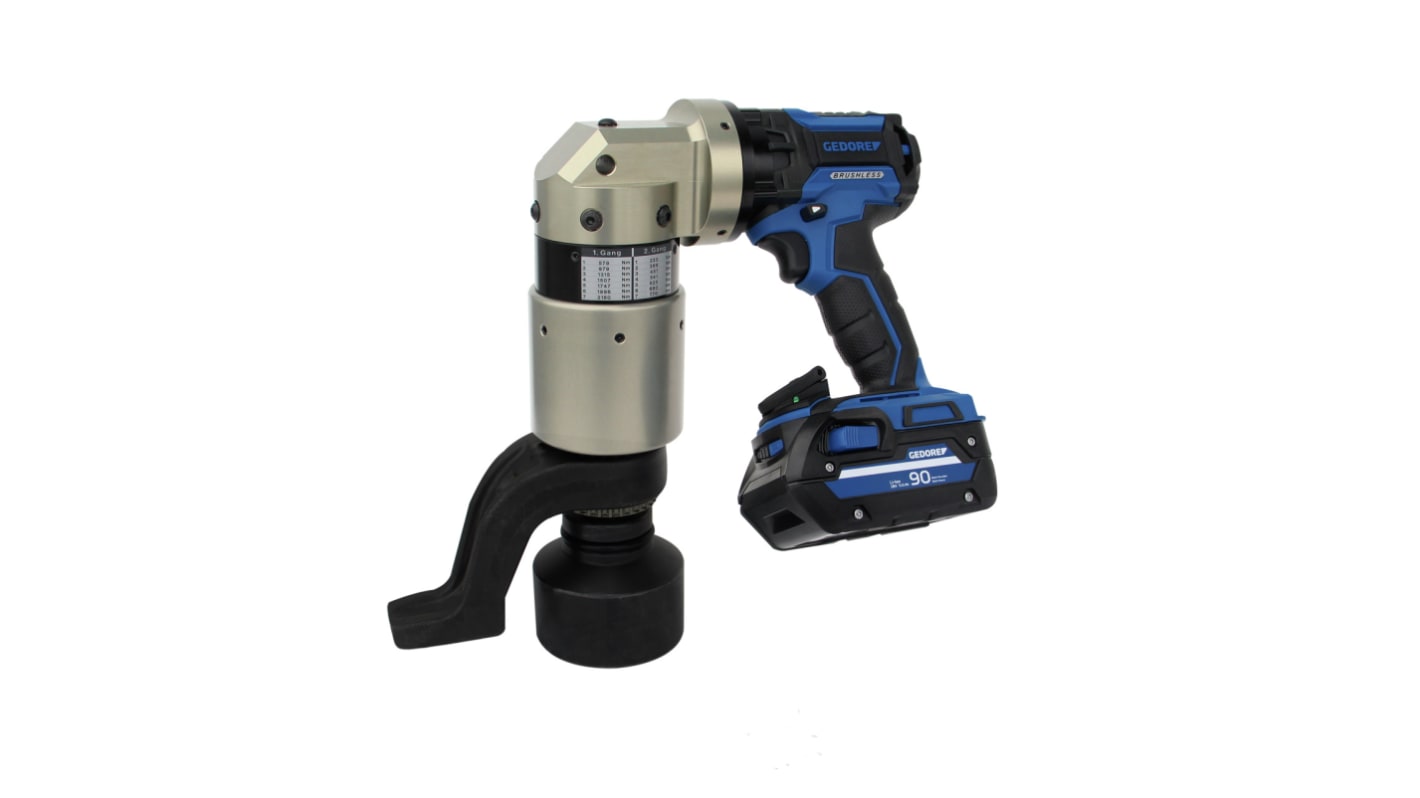 Chiave dinamometrica cordless, coppia 2200Nm, 1 velocità