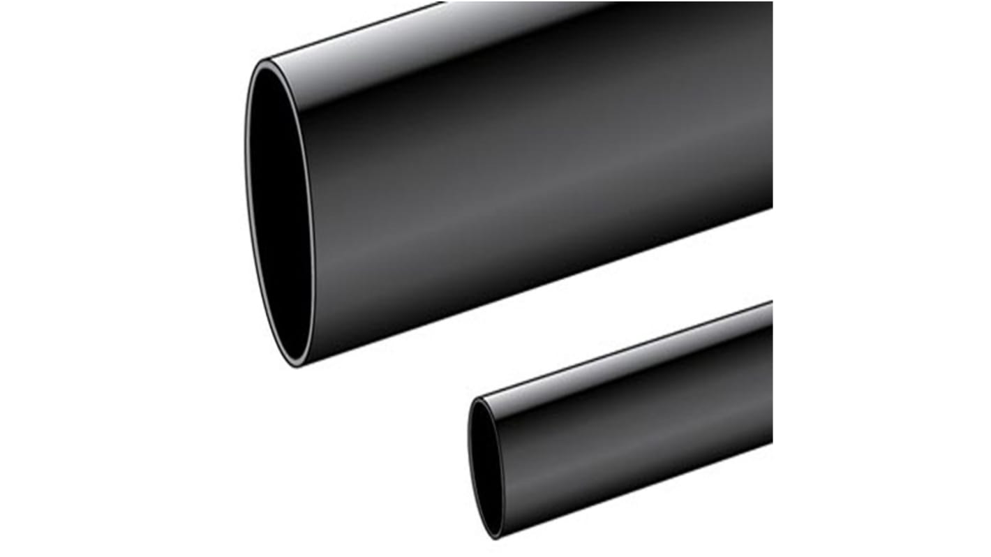 Alpha Wire Expandable PVC Black Cable Sleeve, 2.3mm Diameter, 152.4m Length, FIT Wire Management Series