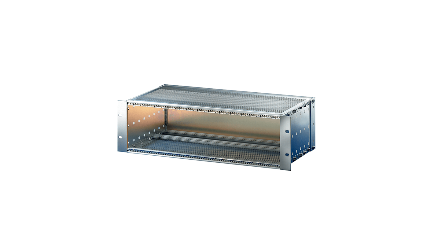 Subrack nVent SCHROFF serie EUROPACPRO, de Aluminio, 6U x 84HP x 355mm