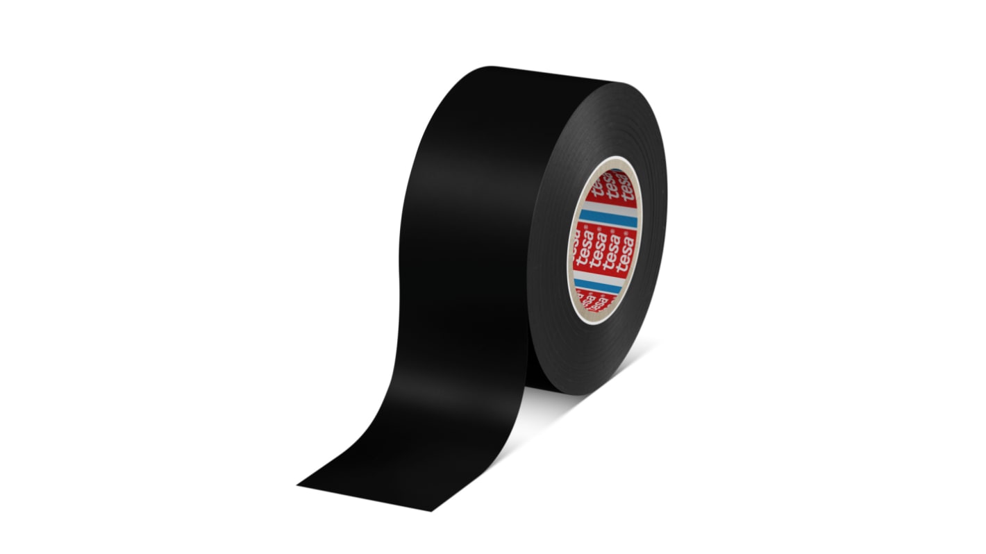 Tesa Premium Soft Isolierband, PVC Schwarz, 0.126mm x 38mm x 33m