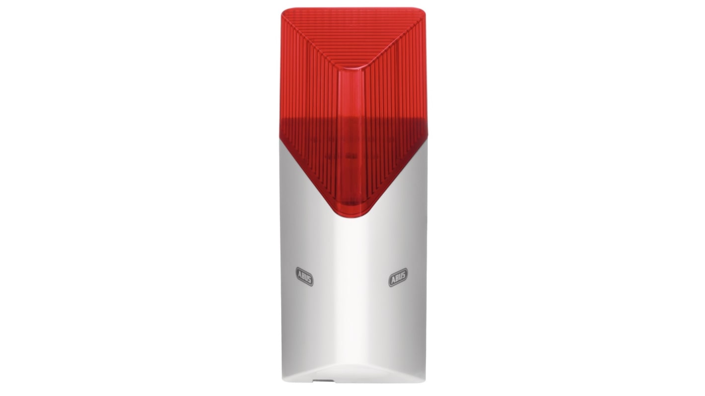 Sirena ABUS Security-Center, 100dB, colore strobo Rosso Batteria Bianco