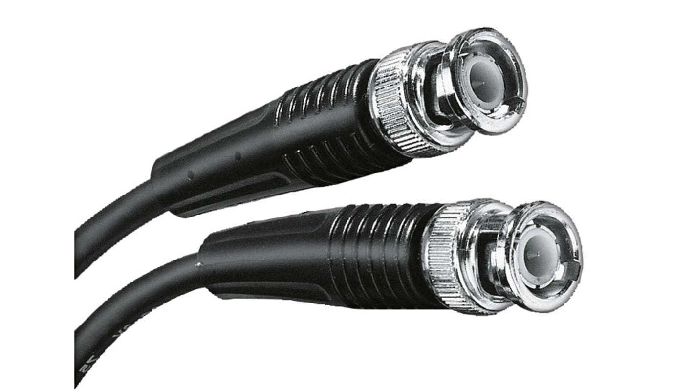 ABUS ABUS Series Male BNC to Male BNC Coaxial Cable, 2m, BNC Connector Coaxial, Terminated