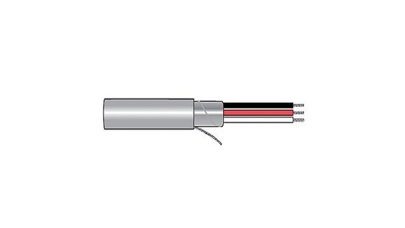 Cable de control apantallado Alpha Wire Alpha Essentials Communication & Control de 2 núcleos, 0,25 mm², long. 500pies,