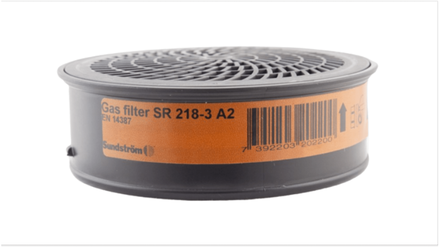 H02 Gas and Vapour Filter for use with Sundstrom Half Masks And Full Face Masks
