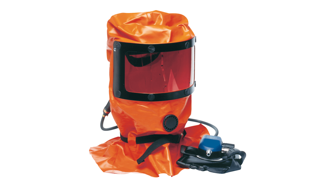 Capucha de protección Sundstrom H03-0312 Negro, naranja, PC, Poliéster, PVC, Caucho
