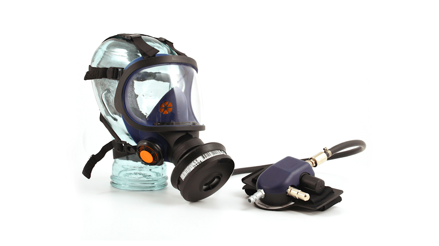 Sundstrom H03 Series Air-Fed Respirator Mask Visor, 1 Filters, EN 14594:2005