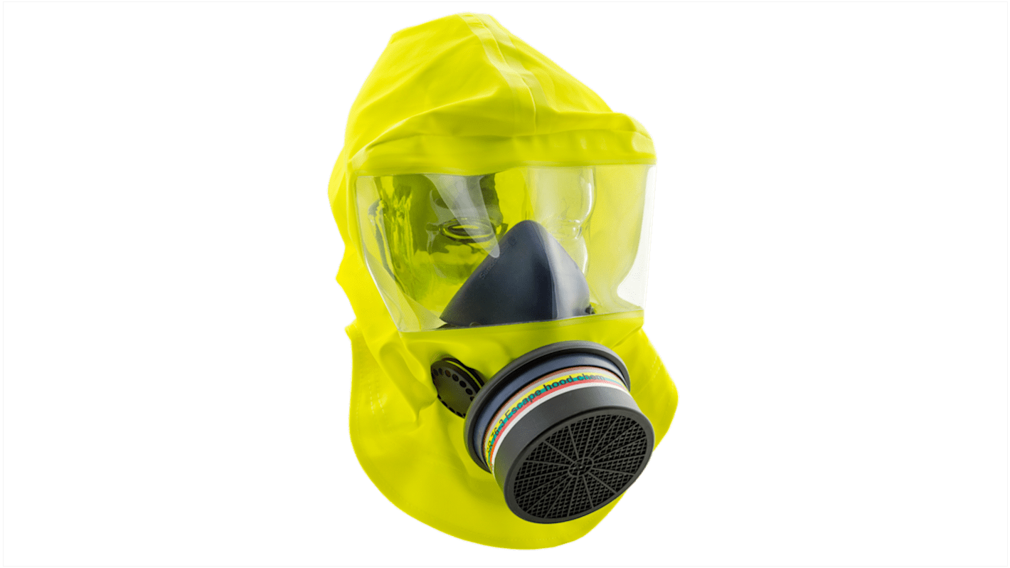 Sundstrom H15-0312 Yellow Silicone Protective Hood, Resistant to Chemical