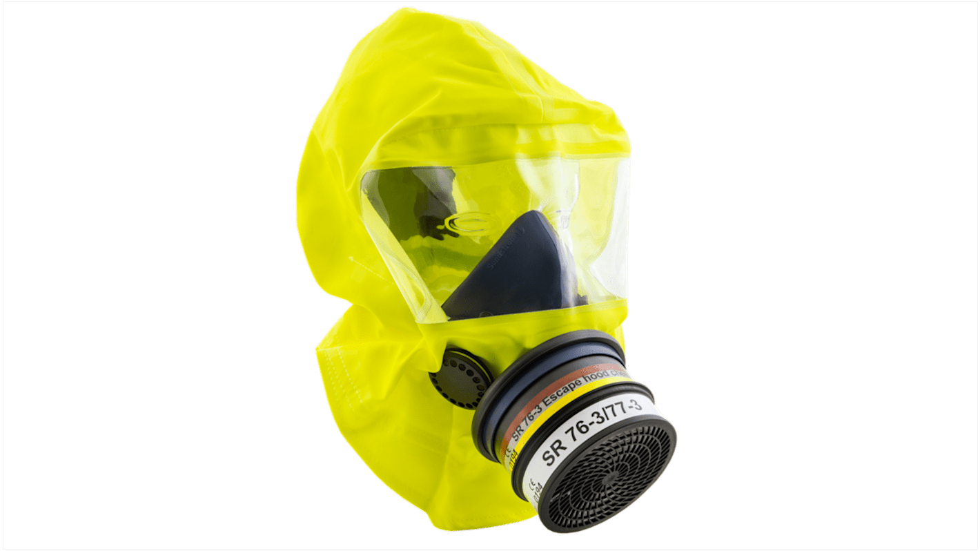 Capucha de protección Sundstrom H15-0712 Amarillo, Silicona