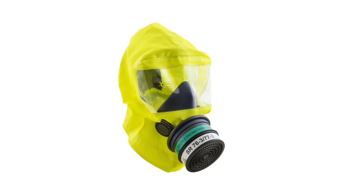 Sundstrom H15-1312 Yellow Silicone Protective Hood, Resistant to Chemical