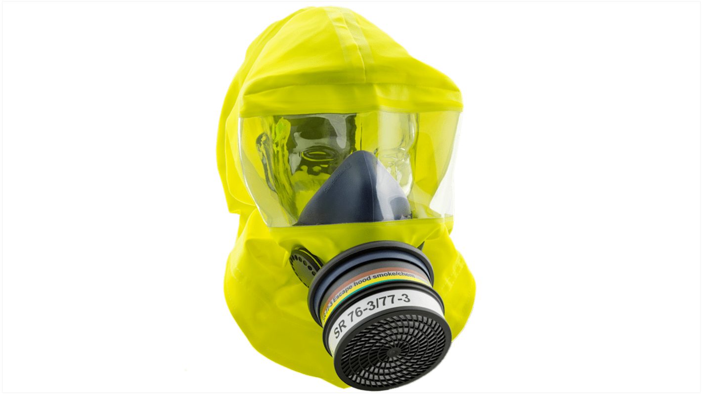 Capucha de protección Sundstrom H15-3212 Amarillo, Silicona