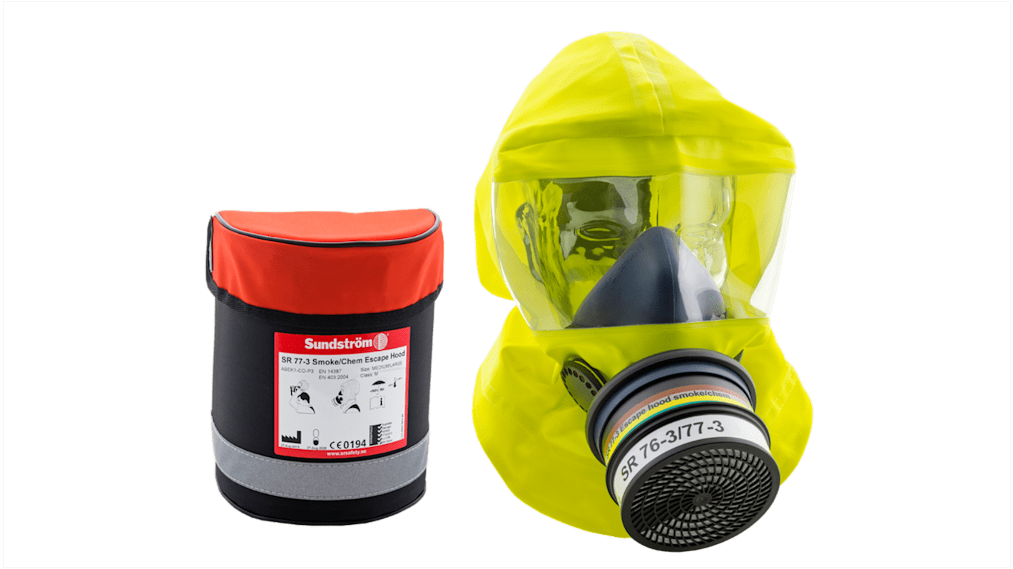 Sundstrom H15-3312 Yellow Silicone Protective Hood | RS