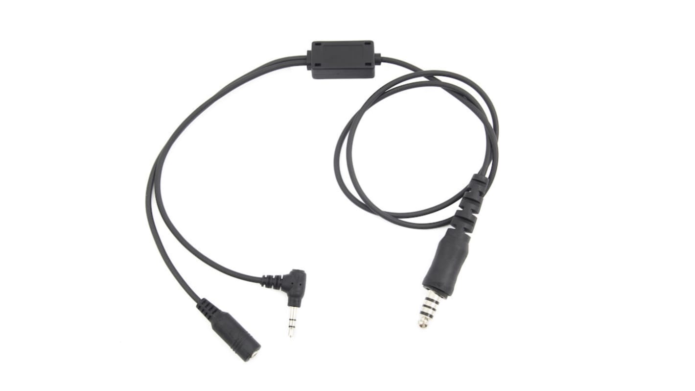 Câble Sundstrom, Connecteur Connecteur mâle 3 pôles 3,5 mm vers Connecteur femelle bipolaire 3,5 mm, 900mm