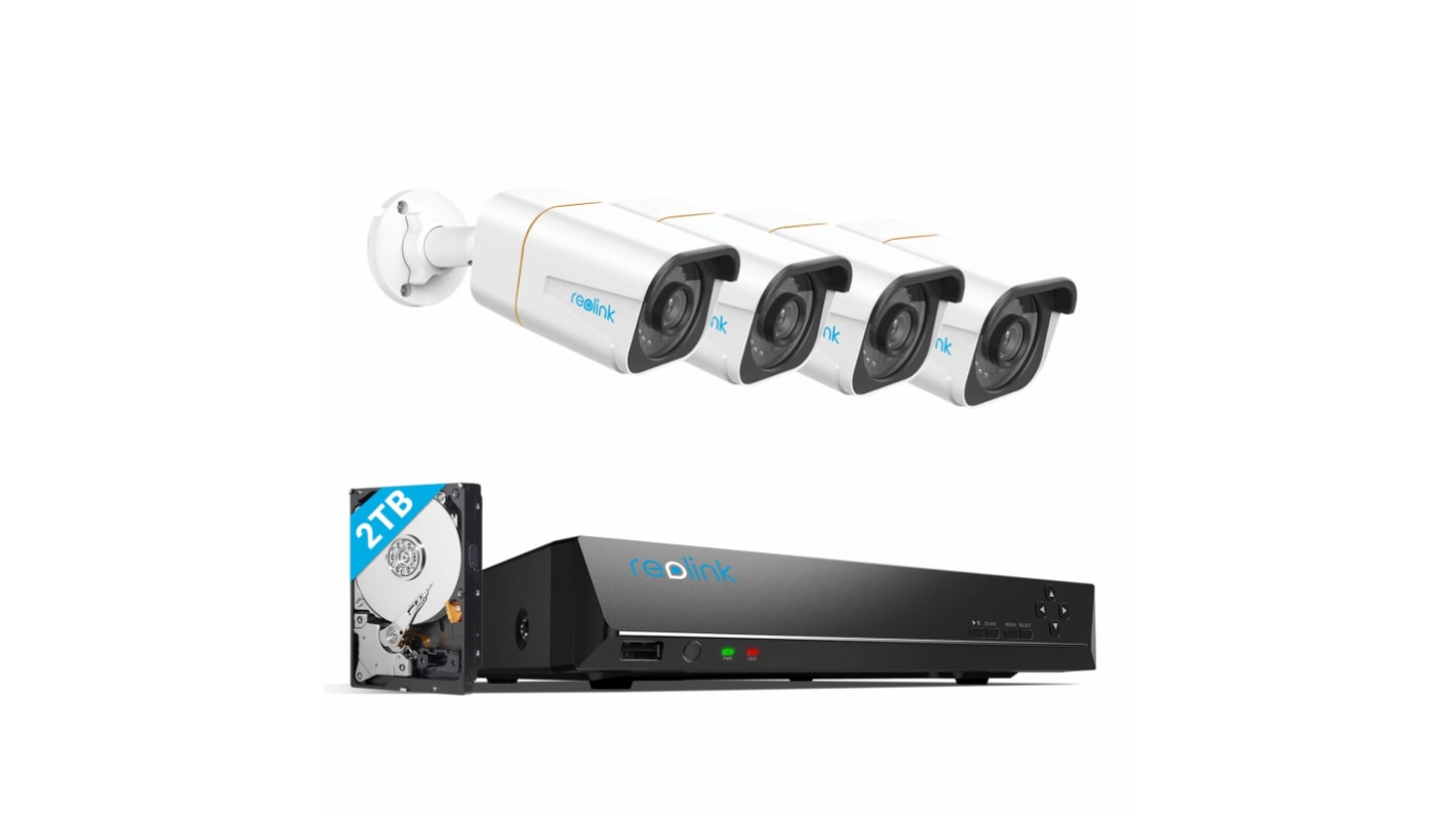 Reolink IR Netzwerk CCTV-Kamera, Innen-/Außenbereich, 4096 x 2512pixels, Rundstift