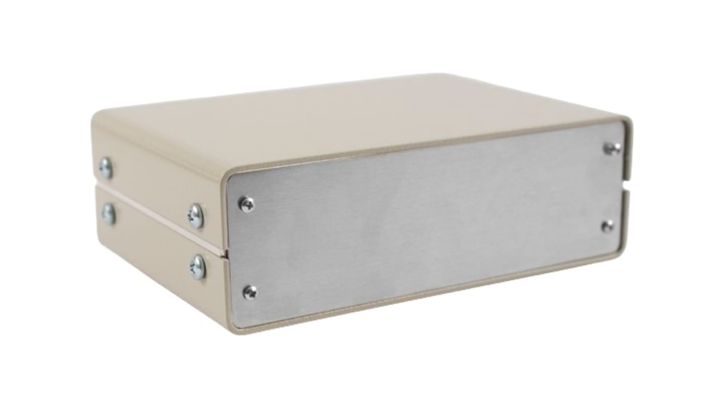 Hammond 1402 Grey Aluminium Enclosure, 61 x 180 x 124mm