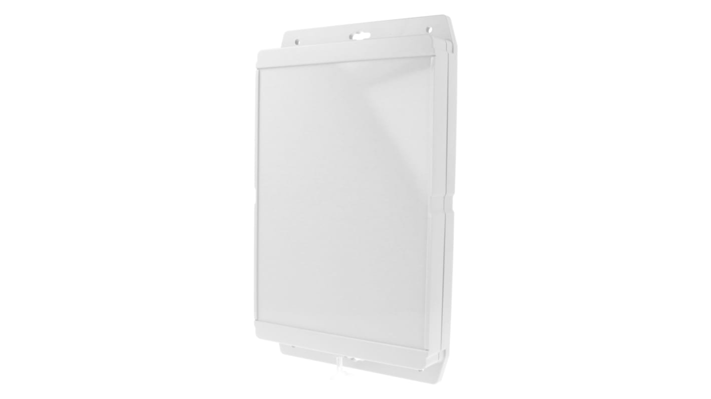 Hammond 1555F Series Grey ABS Enclosure, IP66, IP68, Flanged, Grey Lid, 240 x 160 x 37mm