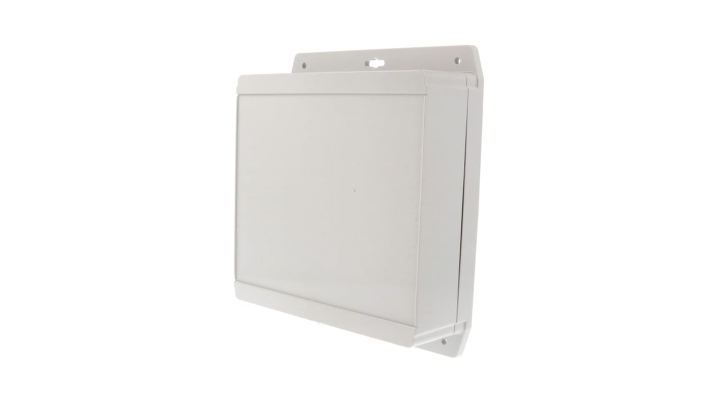 Hammond 1555F Series Grey ABS Enclosure, IP66, IP68, Flanged, Grey Lid, 180 x 180 x 65mm