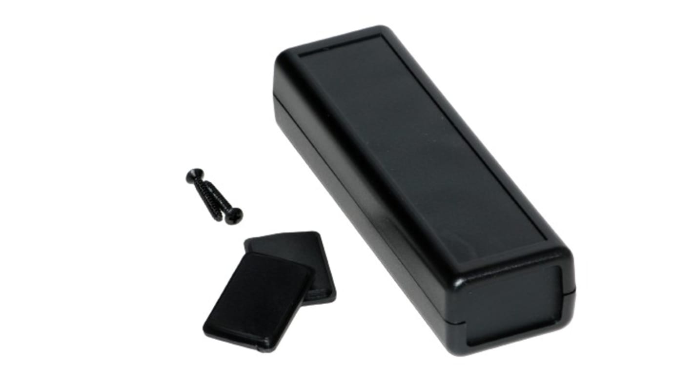 Hammond 1593 Black ABS Enclosure, 114 x 36 x 25mm