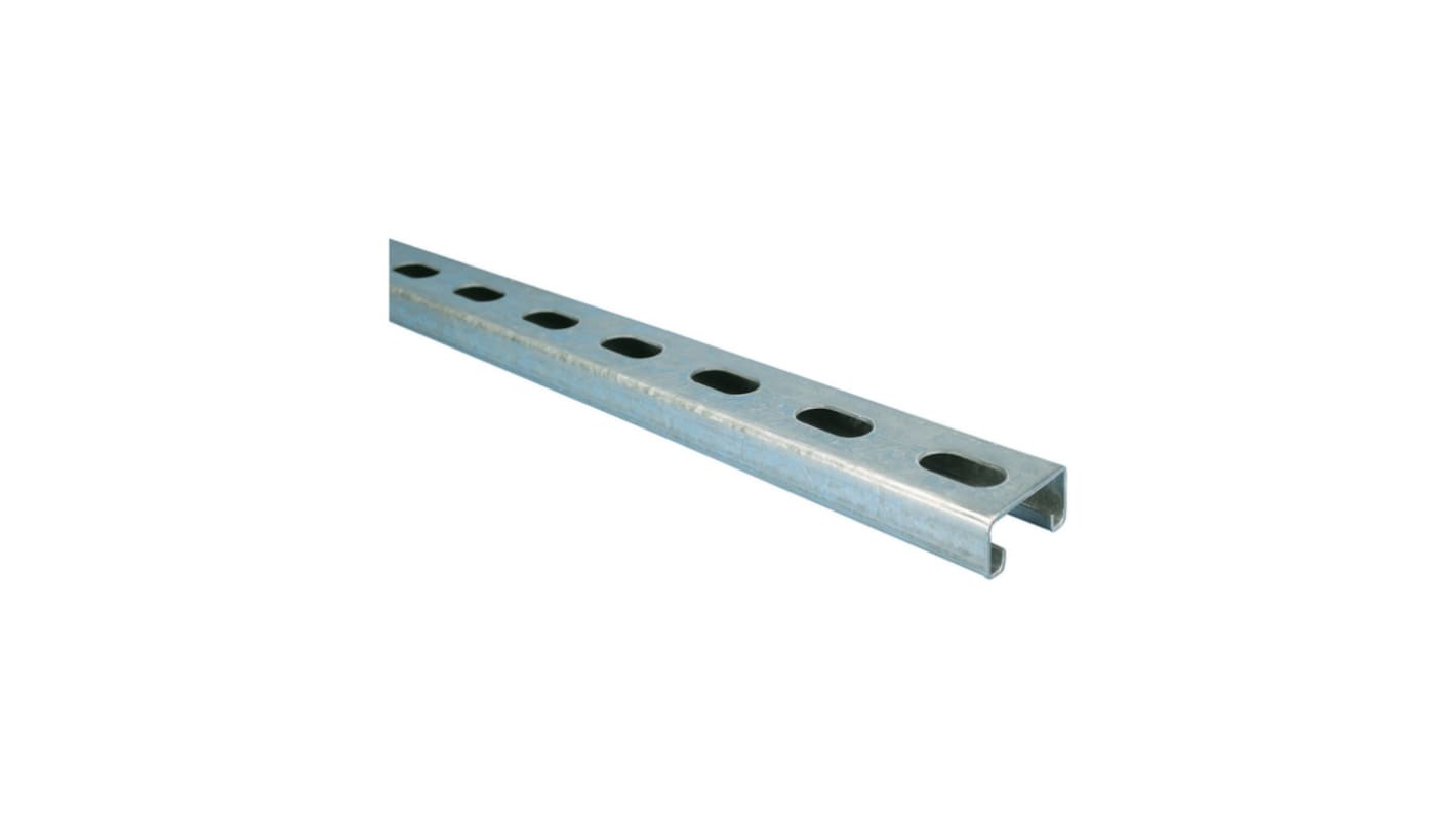 nVent CADDY Steel Plain Channel, 3m Long