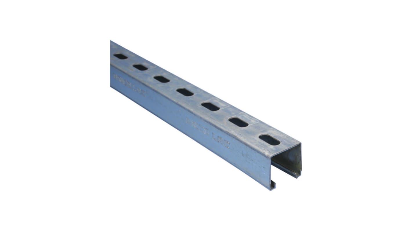 nVent CADDY Steel Plain Channel, 3m Long