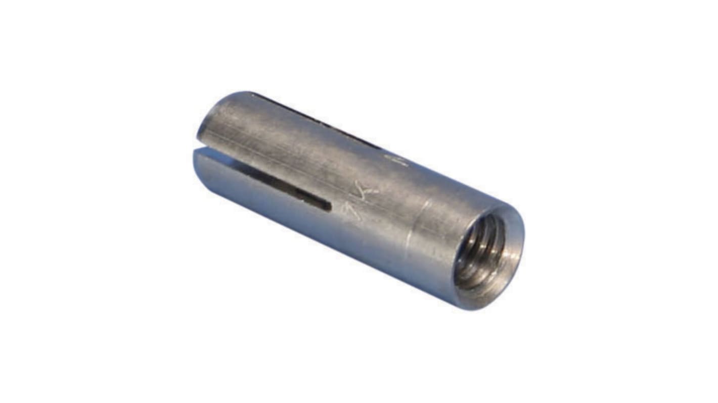 nVent CADDY Steel Drop In Anchor M6 x 30mm, 6mm Fixing Hole