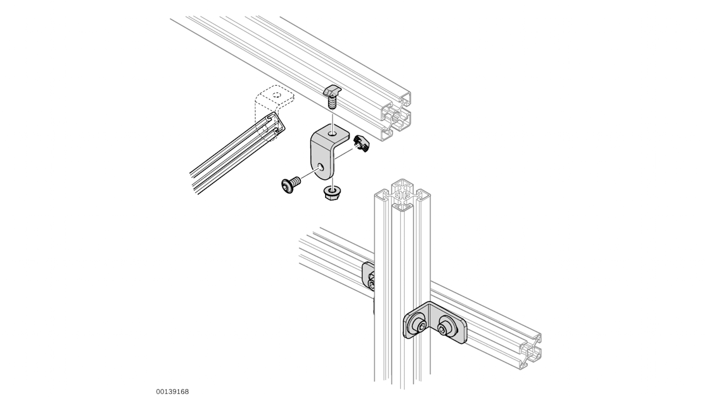 Bosch Rexroth Angle Bracket Connecting Component