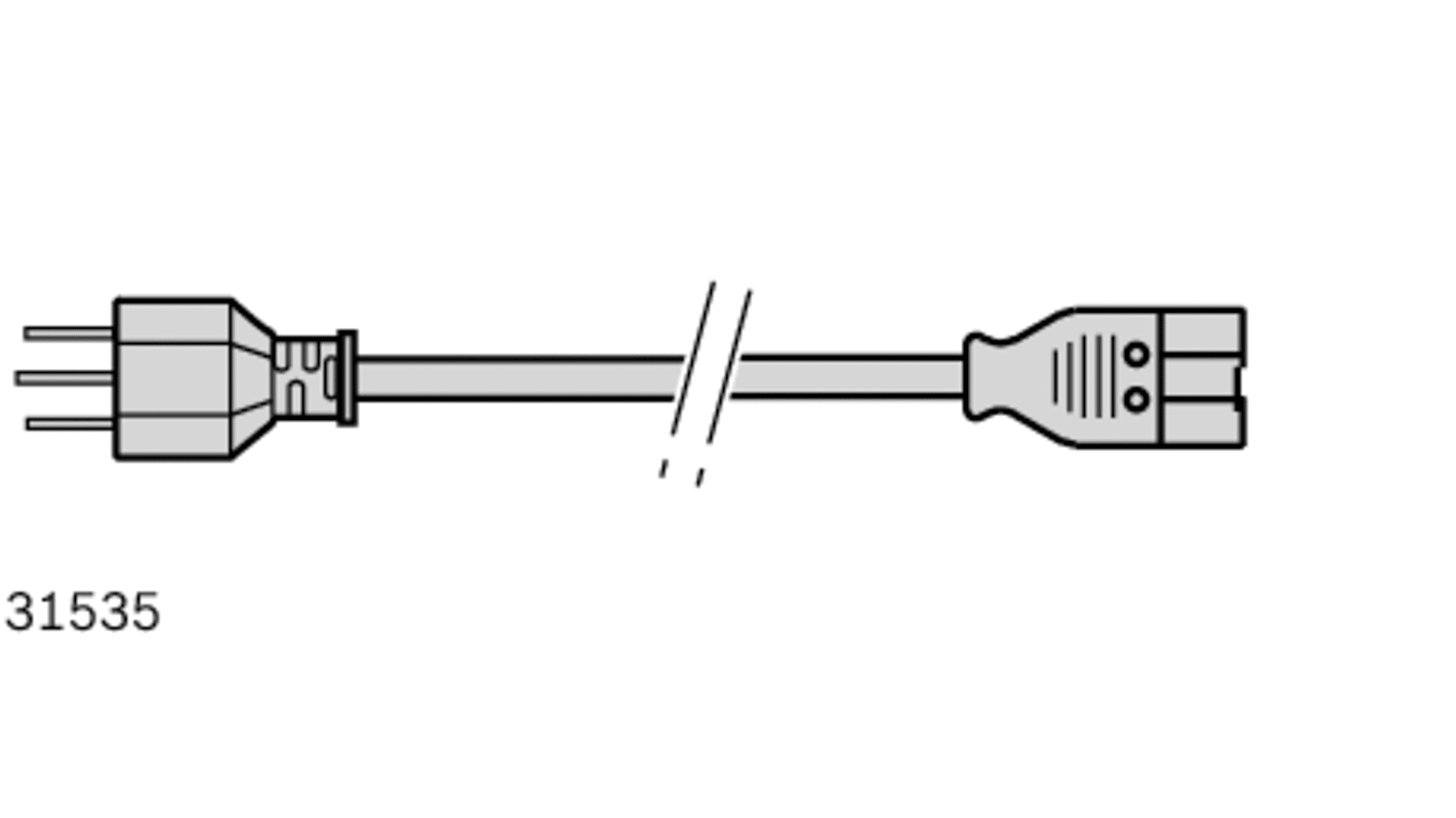 Bosch Rexroth power cord, 5m