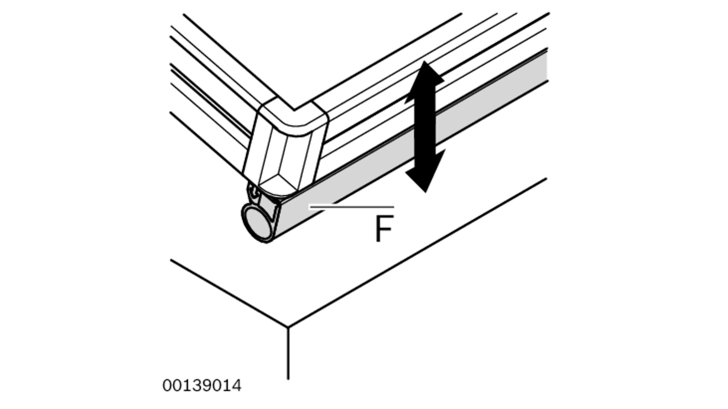 Bosch Rexroth 38425 Series Pressure Wave Control Strip for Use with Safety Strip For Shock Wave