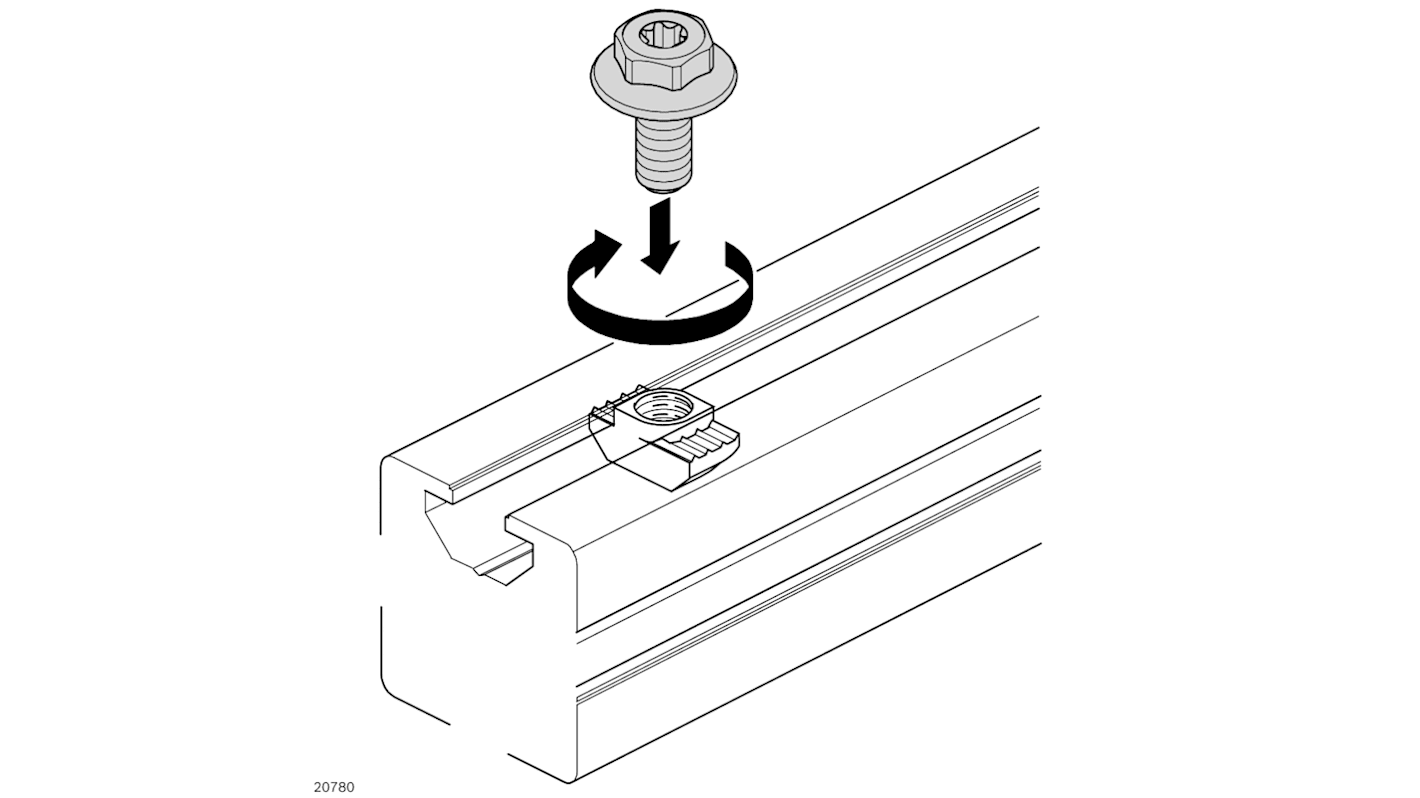 COLLAR SCREW M8X20-SW13-TX40