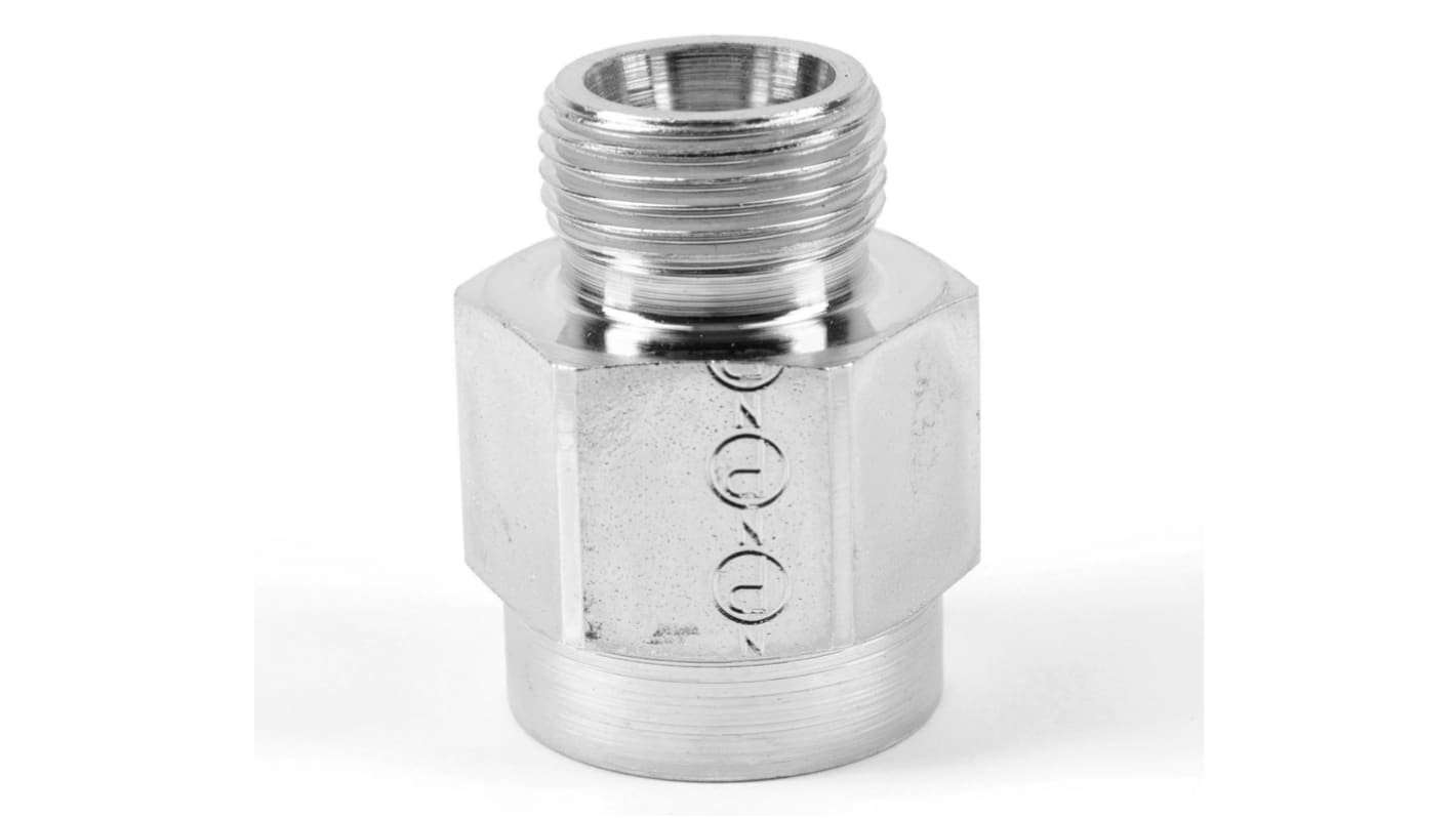 Racor hidráulico, Parker, MAV10LROMDCF, Connector A 10 mm, Connector B 1/4 in