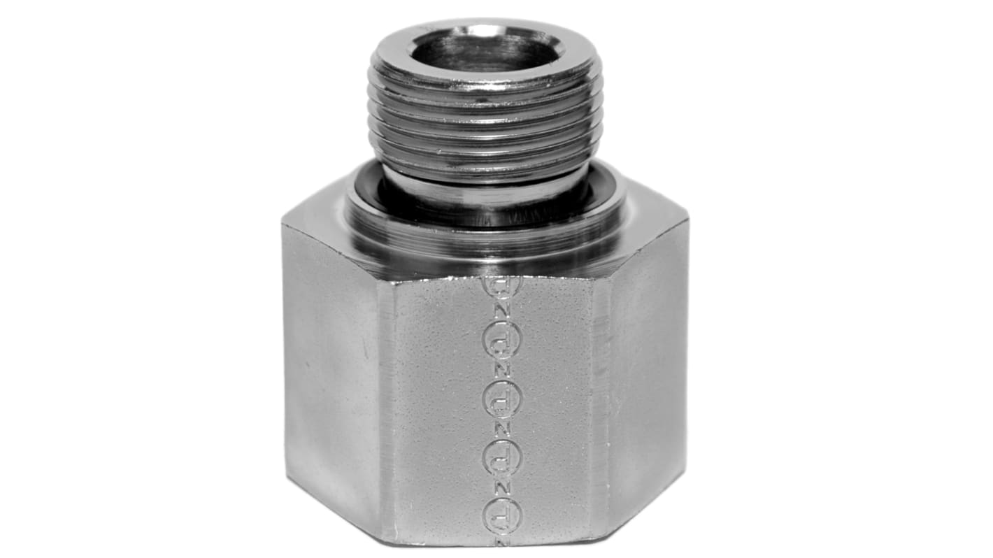 Racor hidráulico, Parker, RI11/4EDX3/4CF, Connector A G 1-1/4, Connector B G 3/4