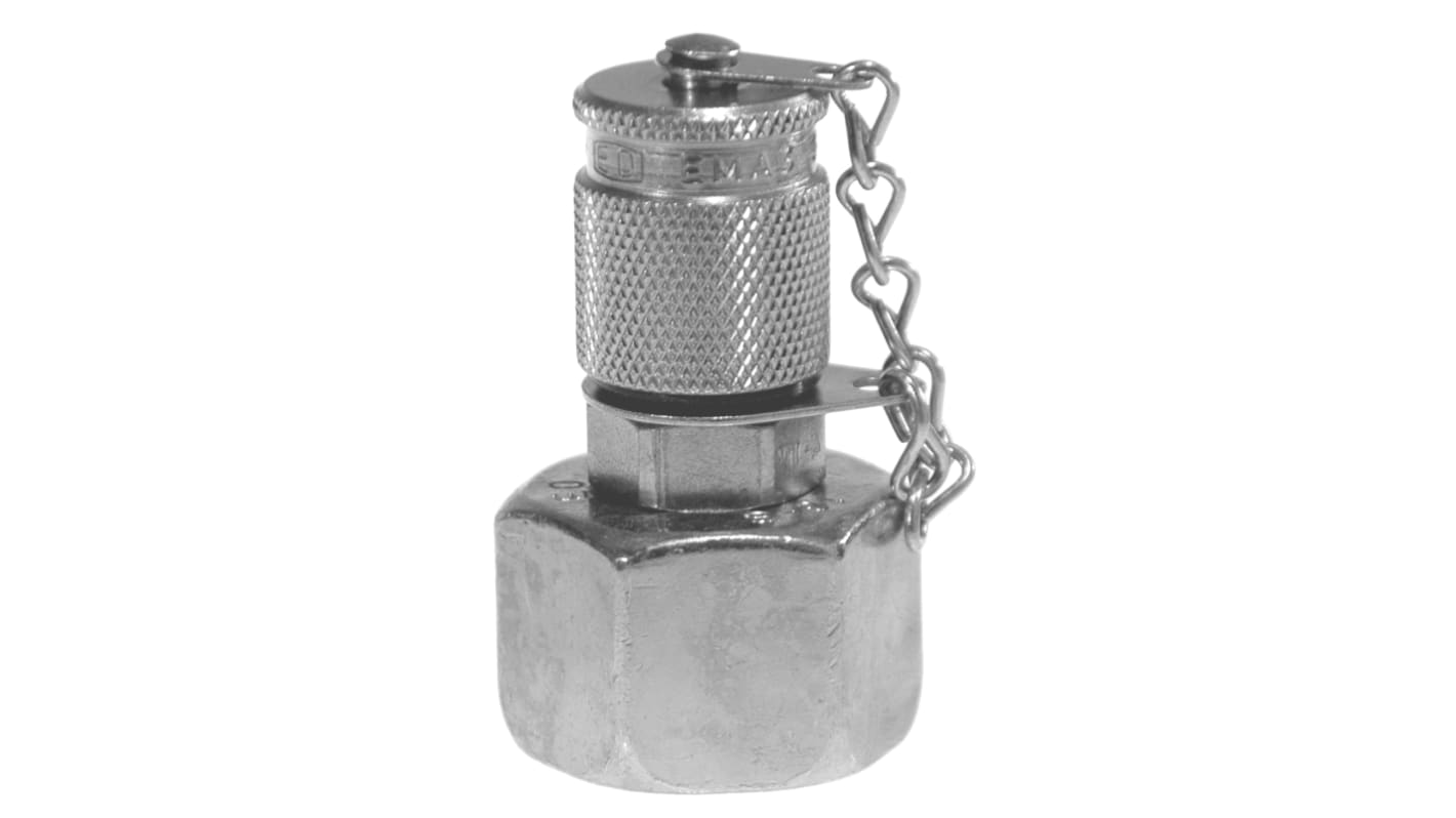 VKA3/12SCF Parker Steel Male Hydraulic Quick Connect Coupling, M16 x