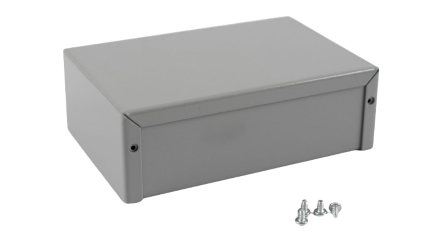 Caja Hammond de Aluminio, Acero Gris, 152 x 102 x 51mm