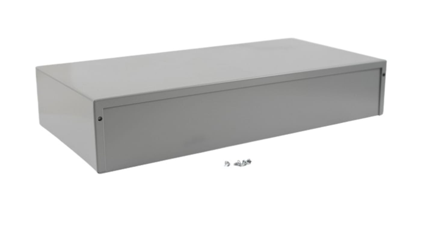 Caja Hammond de Aluminio, Acero Gris, 406 x 203 x 76mm