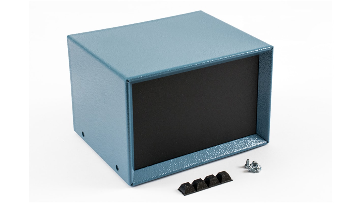 Caja Hammond de Aluminio y acero Azul, 152 x 127 x 102mm