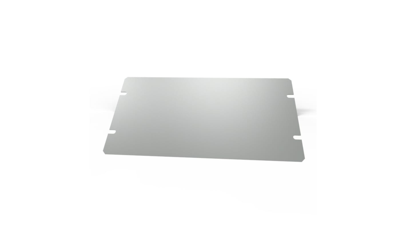 Hammond 1441 Series Steel Bottom Plate for Use with Steel Chassis, 4 x 8 x 1in