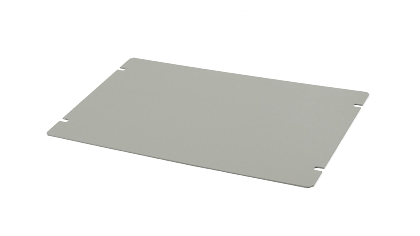 Hammond 1441 Series Steel Bottom Plate for Use with Steel Chassis, 6 x 10 x 1in