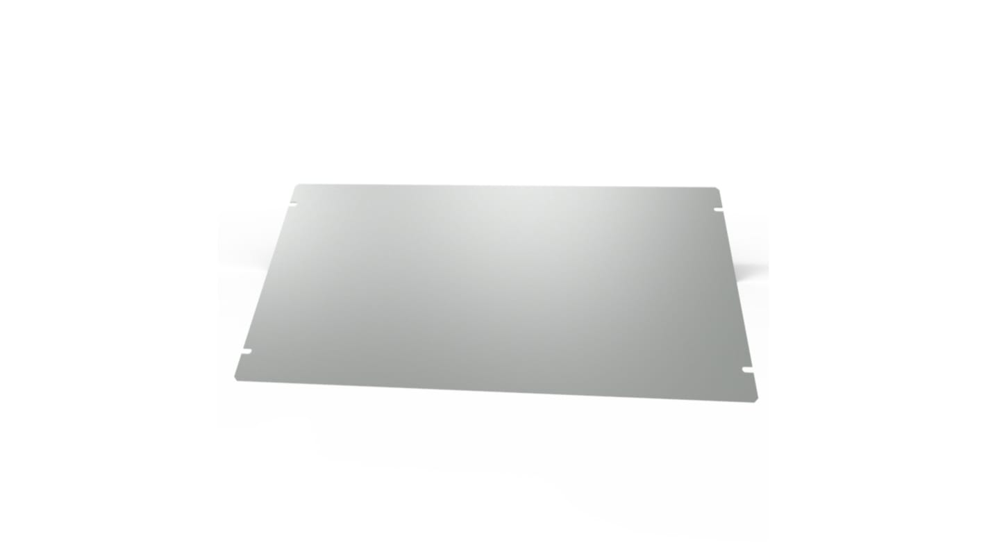 Hammond 1441 Series Steel Bottom Plate for Use with Steel Chassis, 8 x 16 x 2in