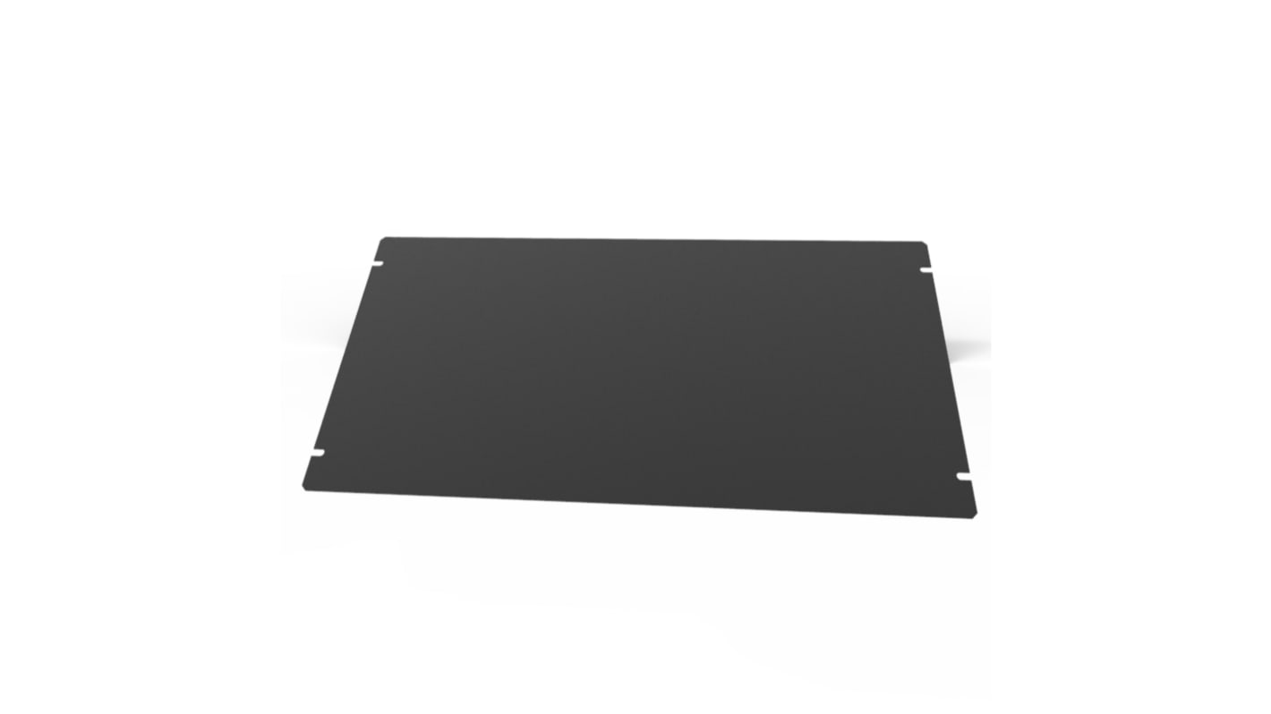 Hammond 1441 Series Steel Bottom Plate for Use with Steel Chassis, 8 x 16 x 2in