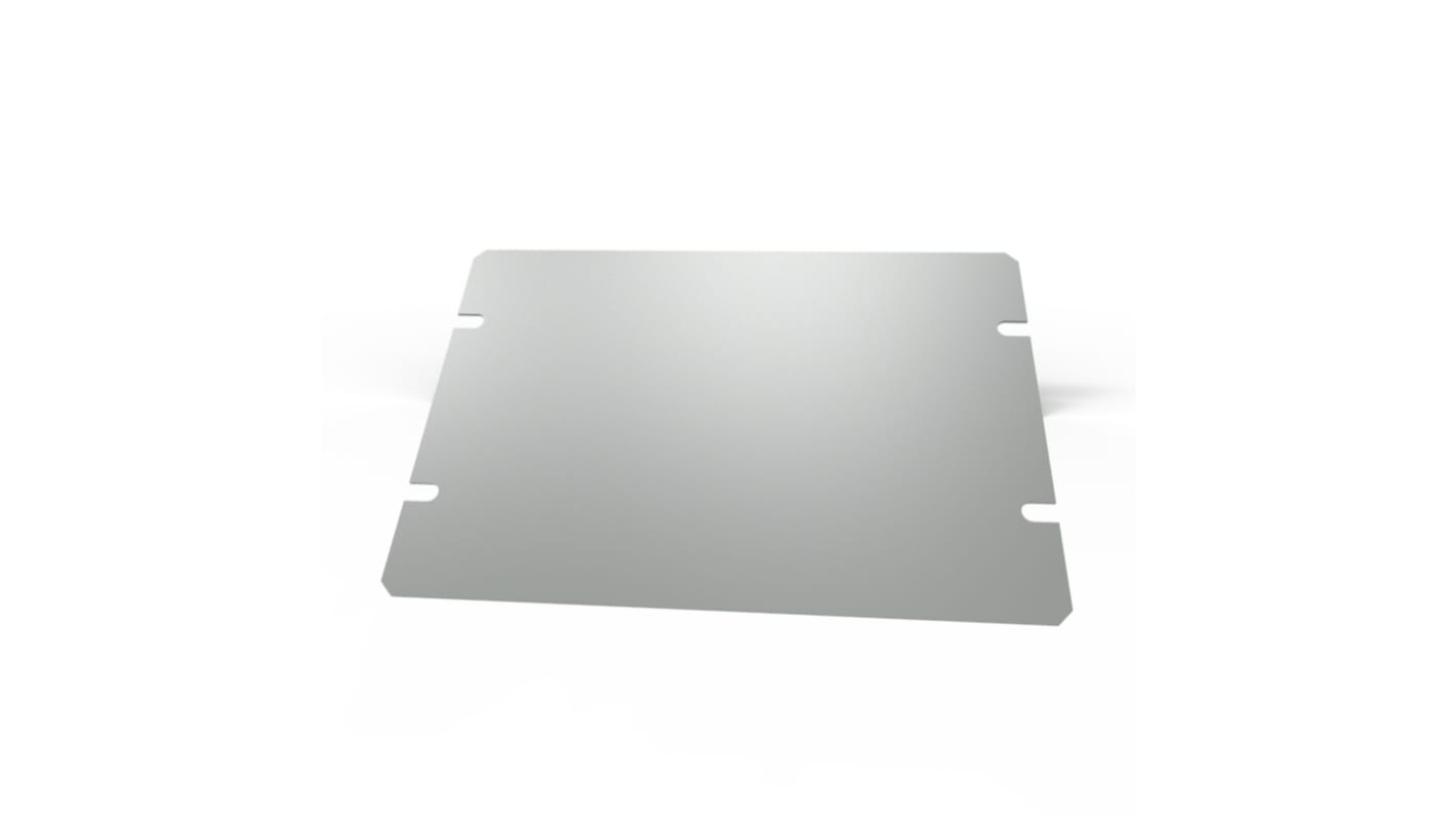 Hammond 1441 Series Steel Bottom Plate for Use with Steel Chassis, 4 x 6 x 2in
