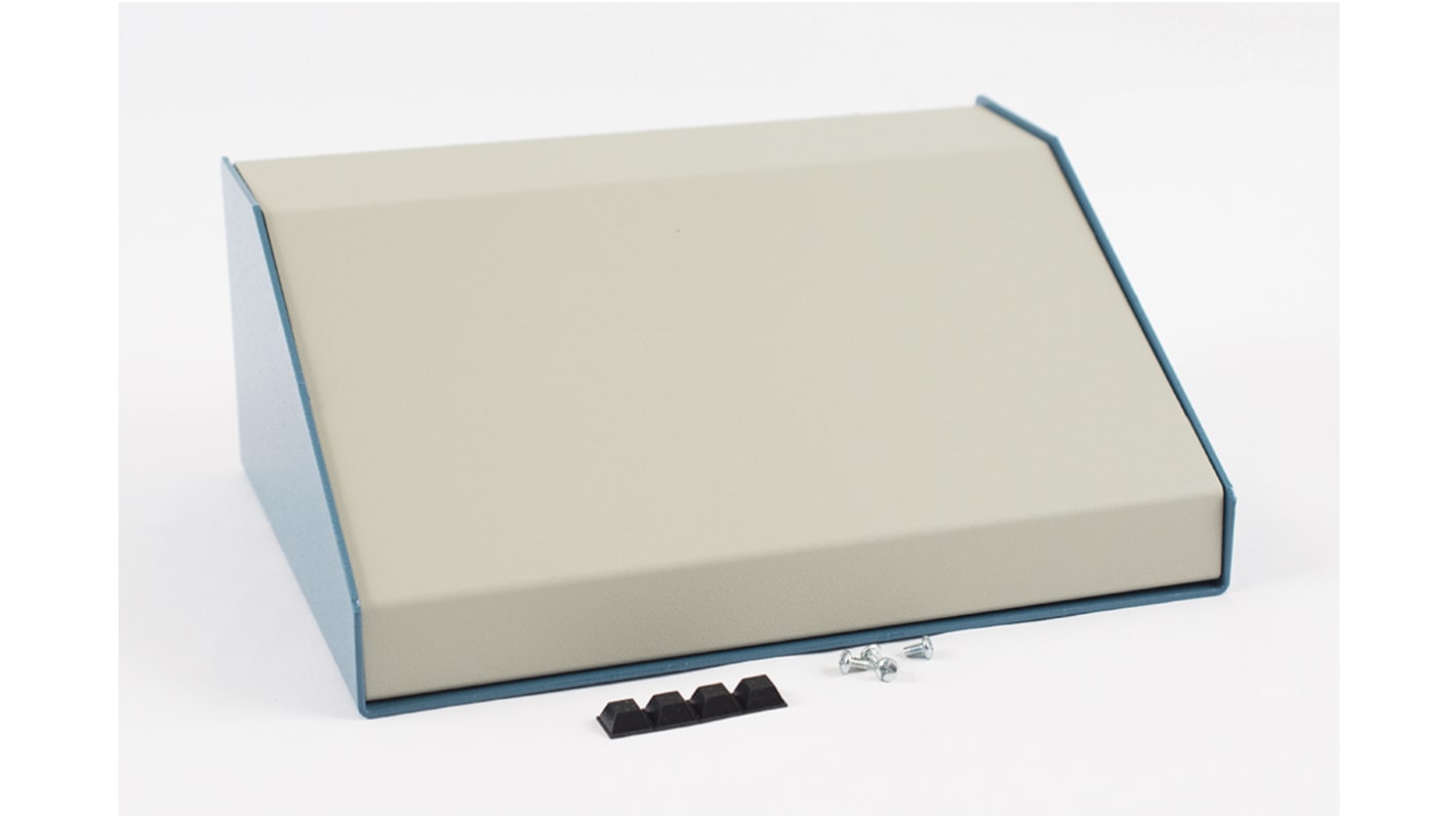 Caja Hammond de Aluminio Azul, 183 x 254 x 102mm