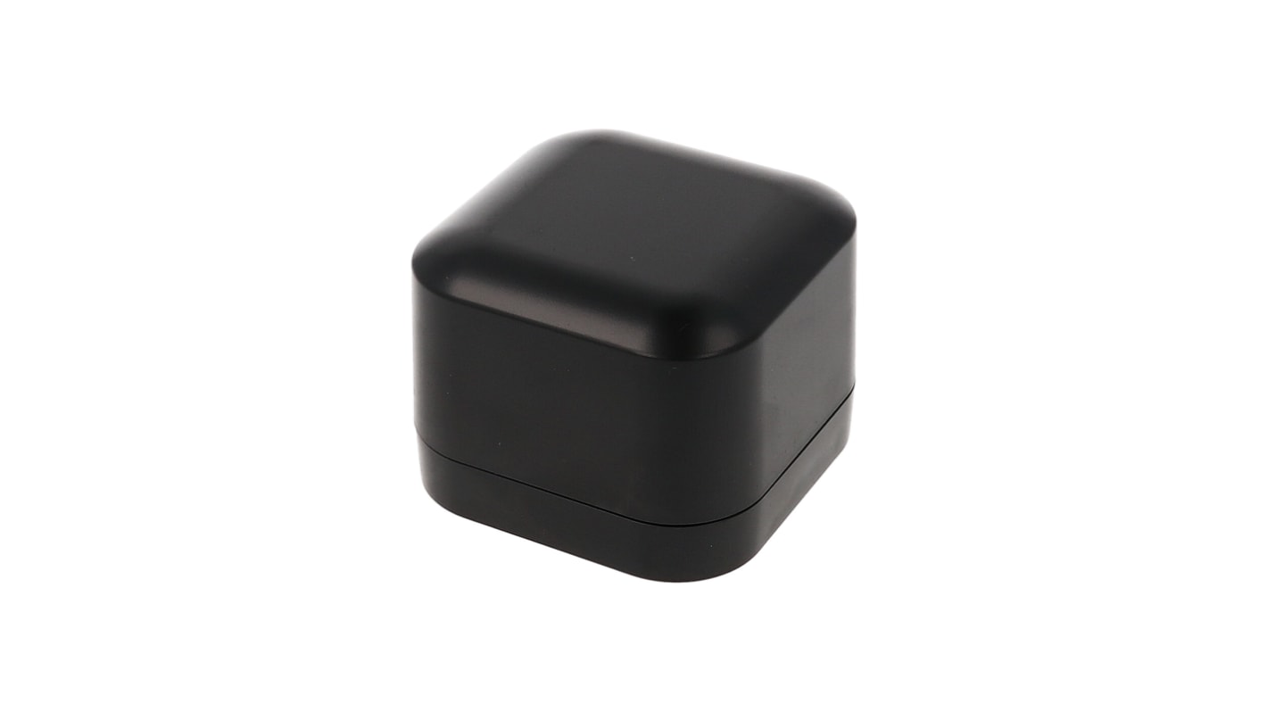 Hammond 1556 Series Black ABS, Plastic General Purpose Enclosure, IP54, Flanged, Black Lid, 80 x 80 x 60mm