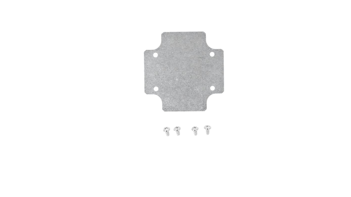 Hammond 1556 Series ABS Plastic Panel for Use with General Purpose Enclosure, 71 x 71 x 2mm