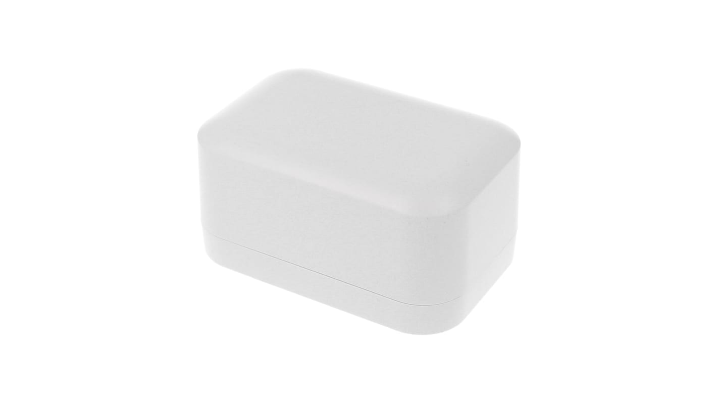 Hammond 1556 Series White ABS, Plastic General Purpose Enclosure, IP54, Flanged, White Lid, 80 x 120 x 60mm