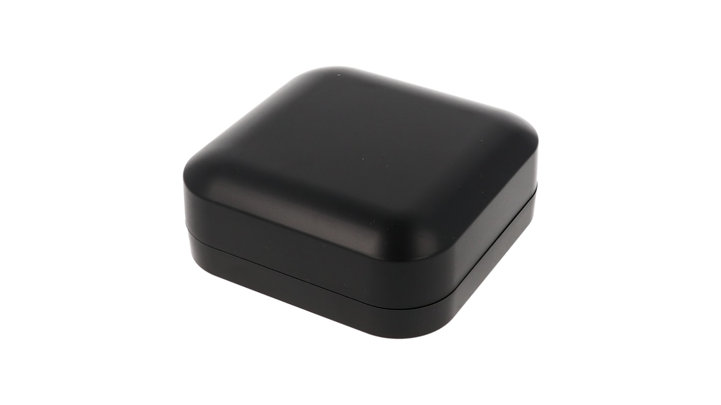 Hammond 1556 Series Black ABS, Plastic General Purpose Enclosure, IP54, Flanged, Black Lid, 120 x 120 x 45mm